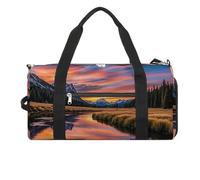 Sunset Reflection - Borsa da palestra per uomo e donna, impermeabile, grande borsone per allenamento da viaggio