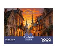 Sunset Stone Alley Puzzle Giochi 1000 Pezzi Regalo Per Amore E Amico Arte Interesting Puzzle Adulti Idea Regalo Per 52x38cm/1000pcs