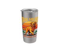 Sunset Trail Golden Mountain Dog Escursionismo Bicchiere termico in acciaio inox doppia parete