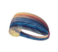 Sunset View on The Beach Shore - Fascia elastica per esercizi, morbida e traspirante, da donna