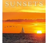 Sunsets 2027 Calendar | Square Wall Calendar | Travel & Nature Gift | Plastic Free Packaging | by Avonside Publishing