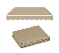 Sunsetter - Telone parasole per esterni con tettoia retrattile per patio, tessuto di ricambio in molte misure, tessuto di ricambio in PVC, adatto per cortili e cortili (4,3 x 3 m