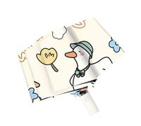 Sunshade Umbrella Ombrello automatico leggero a 3 stadi, impermeabile, completamente, pieghevole, mini ombrellone da sole for bambini della scuola elementare per capsule