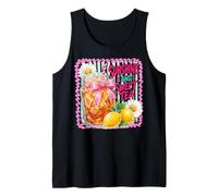 Sunshine And Sweet Tea Deep South Summer Mama Preppy Stripe Canotta