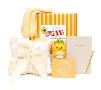 Sunshine Box - Cesti regalo per le donne con scritta "Get Well Soon", regalo accogliente per la cura di sé e pacchetto di cura per comfort e supporto emotivo, ideale per guarigione, compleanno,