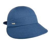 Seeberger Sunshine cap Donna - Berretto in Cotone Cappellino da Berretti con Visiera Primavera/Estate Estate - Taglia Unica Blu