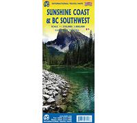 Sunshine Coast & British Columbia South West 1:120 000: ITM Travel Reference Map
