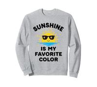 Sunshine è Il Mio Colore Preferito Vacanze estive in Stile Kawaii Felpa