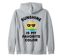 Sunshine è Il Mio Colore Preferito Vacanze estive in Stile Kawaii Felpa con Cappuccio