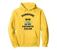 Sunshine è Il Mio Colore Preferito Vacanze estive in Stile Kawaii Felpa con Cappuccio