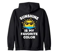 Sunshine è Il Mio Colore Preferito Vacanze estive in Stile Kawaii Felpa con Cappuccio