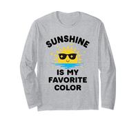 Sunshine è Il Mio Colore Preferito Vacanze estive in Stile Kawaii Maglia a Manica