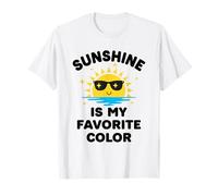 Sunshine è Il Mio Colore Preferito Vacanze estive in Stile Kawaii Maglietta