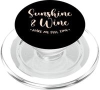 Sunshine E Vino Fammi Sentire Bene Sole Vacanze Spiaggia PopSockets PopGrip per MagSafe