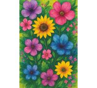 Sunshine Floral Notebook: A Bright and Cheerful Lined Journal for Notes, Ideas, and Everyday Writing