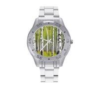 Sunshine in fine estate orologio da uomo business moda in acciaio inox orologi da polso personalizzati facile lettura orologi per le donne