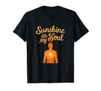 Sunshine in My Soul Good Vibes Crew Graphic Maglietta
