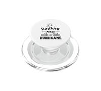 Sunshine misto con una citazione di un piccolo uragano PopSockets PopGrip per MagSafe