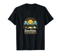 Sunshine on My Mind Campeggio Mountain Badge Maglietta