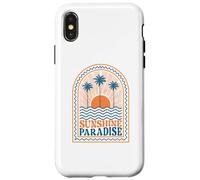 Sunshine Paradise Summer Vibes Beach Paradise Custodia per iPhone X/XS