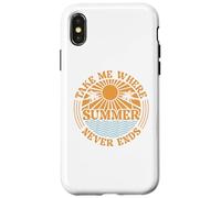 Sunshine Paradise Summer Vibes Beach Paradise Custodia per iPhone X/XS