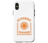 Sunshine Paradise Summer Vibes Here Comes the Sun Summer Custodia per iPhone X/XS