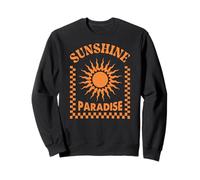 Sunshine Paradise Summer Vibes Here Comes the Sun Summer Felpa