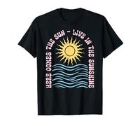 Sunshine Paradise Summer Vibes Here Comes the Sun Summer Maglietta