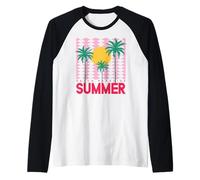 Sunshine Paradise Summer Vibes Summer Maglia con Maniche Raglan