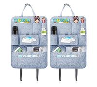 Sunshine smile Organizer Auto,Rganizer Auto, Proteggi Sedile per Auto per Bambini, Porta Oggetti Sedile Auto