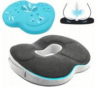 SunshineFace Ciambella per Sedersi, Ciambella Cuscino Sedia Schiuma di Memoria Cuscino Antidecubito Alleviare il Dolore Cuscino Ergonomico per il Coccige per Ufficio Sedia Auto Casa