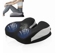 SunshineFace Ciambella per Sedersi, Ciambella Cuscino Sedia Schiuma di Memoria Cuscino Antidecubito Alleviare il Dolore Cuscino Ergonomico per il Coccige per Ufficio Sedia Auto Casa