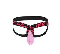 sunshinelady Jockstrap Uomo Perizoma Taglie Forti Sexy Slip Vita Bassa Tanga Seducnete Intimo Elastico Biancheria Intima Maschile Sospensorio Mutande Uomo Mutandine Gay Lingerie Men Underwear Rosa M