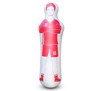 SUNSHINEMALL Gonfiabile Calcio Manichino Manichino Air Calcio di Punizione Difensore Parete Calcio Pratica Tumbler per Dribbling Parete Passing Drills (Rosso)