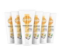 Sunsilk, 1 Minute WOW Cocco & Aloe Vera, Trattamento Intensivo Capelli in 1 Minuto, Capelli Idratati, Brillanti e Più Sani, con 98% Ingredienti di Origine Naturale, Senza Siliconi, 6 Pezzi da 180 ml