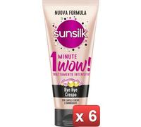 SUNSILK 6 PEZZI - NEW MASCHERA 1 MINUTO BYE BYE cura casa e persona