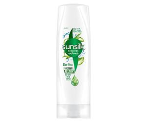 Sunsilk, Balsamo Aloe Vera, Balsamo per Capelli Secchi e Disidratati, Formula Nutriente ed Idratante, con Aloe Vera, Dona Morbidezza e Luminosità, Senza Siliconi e Oli Minerali, 200 ml