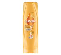 Sunsilk, Balsamo Morbidi e Luminosi, Balsamo Anticrespo, Dona Capelli Morbidi e Non Unti, Formula Active-Fusion con Olio di Argan e Mandorle, Cheratina e Biotina, 350 ml