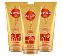 Sunsilk Bye Bye Danni Balsamo per Capelli Danneggiati e Spenti Formula Super Fusion con Acido Ialuronico e Ceramide ad Azione Nutriente Rinforzante Idratante Illuminante - 3 Flaconi da 180ml