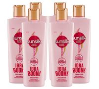 Sunsilk Idra Boom Shampoo per Capelli Secchi e Sfibrati Formula Super Fusion 72h con Acido Ialuronico e Collagene Azione Idratante Anti Effetto Crespo - 6 Flaconi da 220ml