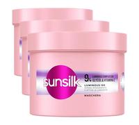 Sunsilk, Mask Luminous 100, Maschera Capelli Illuminante, 9% Luminous Complex con Glycol & Vitamina C, Fino al 100% più Brillanti*, Sigilla le Cuticole, Luminosità Effetto Specchio,440ml