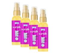 Sunsilk Olio Styling, Linea Liscio Perfetto, Olio per Capelli Lisci, Effetto Anticrespo, Texture Ultra-leggera, con Olio di Argan, Collagene e Biotina, 75ml (Confezione da 4)