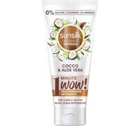 Sunsilk, Ricarica Naturale Trattamento Intensivo 1 Minute Wow, Maschera Capelli Secchi, con Cocco e Aloe Vera, 98% di Ingredienti di Orgine Naturale, ad Azione Ultra-Rapida, 6 Pezzi da 180ml