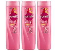 Sunsilk Scintille di Luce Shampoo per Capelli Spenti e Crespi Formula Active Fusion con Olio di Jojoba Collagene e Biotina Azione Illuminante Effetto Seta - 3 Flaconi da 400ml