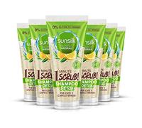 Sunsilk, Shampoo Detox, Scrub Capelli Tè Verde & Limone, Shampoo Scrub per Cute e Capelli Grassi, con 93% di Ingredienti di Origine Naturale*, Senza Siliconi e Oli Minerali, 6 Pezzi da 200ml