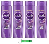 Sunsilk, Shampoo Liscio Perfetto 2 in 1, shampoo e balsamo per capelli lisci e di lunga durata, con olio di argan, 250 ml + portachiavi Beni Culinari