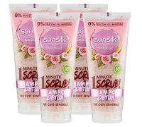 Sunsilk Shampoo Scrub Detox Ricarica Naturale per Cute e Capelli Sensibili con Estratti di Rosa Ingredienti di Origine Naturale Senza Siliconi - 4 Flaconi da 200ml
