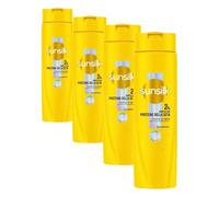 Sunsilk, Shampoo Tocco di Seta, per Capelli Morbidi & Setosi, Formula Arricchita con 2% di Complex con Proteine della Seta, 100 ore di Morbidezza*, 250 ml (Confezione da 4)