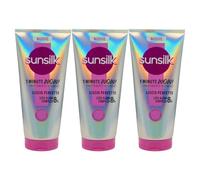 Sunsilk Trattamento Intensivo 1 Minute Wow Liscio Perfetto Maschera per Capelli Lisci con Olio di Argan Anti Effetto Crespo - 3 Flaconi da 180ml