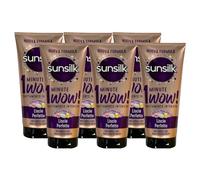 Sunsilk Trattamento Intensivo 1 Minute Wow Liscio Perfetto Maschera per Capelli Lisci con Olio di Argan Anti Effetto Crespo - 6 Flaconi da 180ml